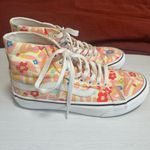 Vans  Women's Sneakers - Pink and White Floral Photo 1