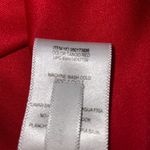 Marc Jacobs Red Eyelet Round Neck Short Sleeve Lined Pullover Top Blouse Large Photo 8