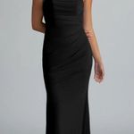 Azazie Black Teyana Dress Photo 1