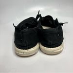 Hey Dude  black‎ Wendy canvas loafers size 10 Photo 4