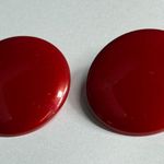 Vintage Shade of Red Round Disc Shape Clip Photo 13
