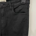L'Agence  Margot Black‎ Denim High Rise Coated Skinny Jeans Size 30 Photo 3