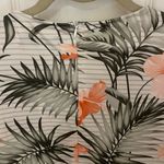 NWT!! CBR Fitted Tropical Print and Stripes Long Puff Sleeve Dress Green Size M Photo 9