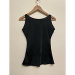 Spanx  Shaper Smoother Women Medium Black Cami Tank Shapewear Scoop Neck Light‎ Photo 2