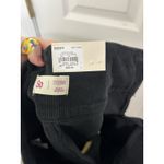 SO NWT Black Corduroy High Rise Mini Skirt Size 7 28W Dark Academia Preppy Fall Photo 3