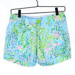 Lilly Pulitzer Callahan Short Skye Blue Heaven Size 00 Photo 0