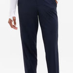 Athleta  Brooklyn Mid Rise Ankle Pant Navy Size 10 Women’s Stretch Travel 198671 Photo 0