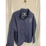 Amuse Society AMUSE‎ SOCIETY Jacket Blue Quilted Small Womens Palm Tree Coat Quilted Photo 2