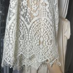 Yoana Baraschi women’s Cream Lace Robe Satin-Like size M Photo 5