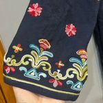 Fig & Flower Anthropologie baby blue embroidery lace‎ blouse size S Blue Photo 1