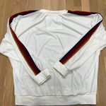 Aviator Nation CLASSIC VELVET RELAXED SWEATSHIRT - WHITE Photo 2