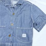 Lee Blue Denim Cropped Top Photo 2