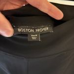 Boston Proper  EUC Women's Wide Leg Black Pull On Pants Size M Photo 2