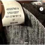 White House | Black Market Silver Metallic Top V-Neck Flutter Sleeve Sparkle Party Blouse Photo 7