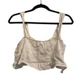 Reformation  Linen Blend Crop‎ Top Photo 1