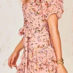 Love Shack Fancy NWT  Kimbra 100% Silk Floral Mini Dress Photo 0