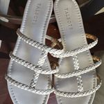 Talbots SADIE BRAIDED SLIDES WHITE SIZE 7 Photo 5