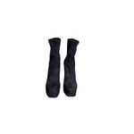 Giuseppe Zanotti  NIB 145mm Aureliee Suede Sock Boots in Black Size 39.5 Photo 4