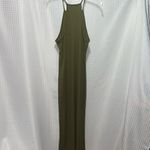 Gianni Bini Elegant Olive Green Maxi Dress Photo 2