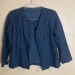 Eileen Fisher Black Textured Crop Blazer size PS Photo 1