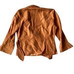 Street Fashion Satin Wrap Top Orange Photo 5
