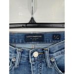 Lucky Brand  Jeans Size 6 28 Blue High Rise Crop Bridgette Skinny Distressed Photo 7
