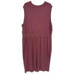 Athleta Womens Sleeveless Santorini Cinch Dress Size 2X Mauve Casual Comfy Photo 4