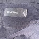 MINKPINK  Black High Rise Pleated Back-Zip Shorts Women's Size XS Photo 4