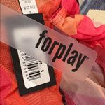 NWT Forplay Sheer Mesh Coverup Mini Dress in sunset Pink Photo 4