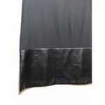 Black Mini Dress Faux Leather Grudge 90s Streetwear Size M Photo 2