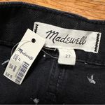 Madewell NWT  Rigid Denim A-Line Mini Skirt: Metallic Dots Edition Photo 4