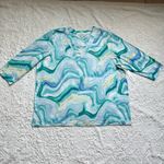 Chico's Linen Tunic Top XXL Coastal Grandma Lagenlook Boho Beach Photo 4