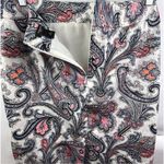 Ann Taylor  Women's Paisley Print Knee Length Pencil Skirt Size 8- flaw Photo 4