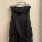 NWT SNDYS Chloe Strapless Sheer Dress Black Small Photo 3