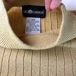 Vintage Sag Harbor Gold Metallic thread Sweater Shirt Women’s Size Large 80s Photo 2