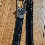 Brighton Retired Reversible Leather Vintage Concho Western Woven Twist Braided Double face bicolor metallic silver buckle B40169 waist hip belt OS Photo 5