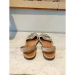 Lola De Menorca Shoes Womens Size 40 Zebra Print Leather Slingback Spain Sandals Black Photo 3