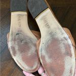 Lauren Ralph Lauren Davan Leather Flat Sandals Flip‎ FlopsTan suede trim Size 9.5 Photo 4