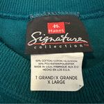 Vintage Hanes Cape Cod Graphic Crewneck Sweatshirt XL Blue Photo 3