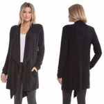 Barefoot Dreams  Island Cardigan Size Small Medium Black 903 Cozychic Lite Photo 1