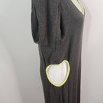 KAIA Collective Gray Ribbed Knit Bodycon Dress with Cutouts Size XXL Photo 5