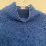 Prómesa Boutique Blue Chunky Turtleneck Sweater Photo 7