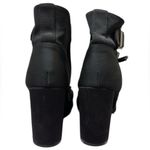 Unisa  Unrisha Black Zip Up Buckle 3 inch Heel Booties Womens 7 M Photo 3
