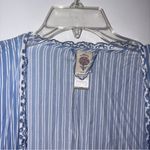 In Bloom  Light Blue Striped Robe Size: M/L Photo 2