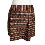 Milly NWT  Silk Skirt with Etched Large Artisan Buttons Size 12 Photo 3