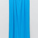 ZARA  STRAPPY RIB Full Cut Dress w/ V-neckline & Spaghetti Straps Blue Size S NEW Photo 6