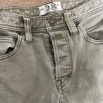 Free People Green Cargo Style Skinny Pants Photo 1