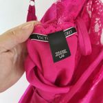 Victoria's Secret  Hot Pink with Lace Accents Size Large Photo 5