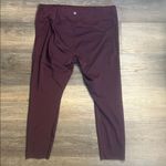 Athleta Women's Eggplant (Purple) Athletic Leggings w/rear zipper pocket XL Photo 3