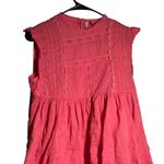 Free People  Coral Embroidered Mock Neck Sleeveless Tunic Top XS Photo 1